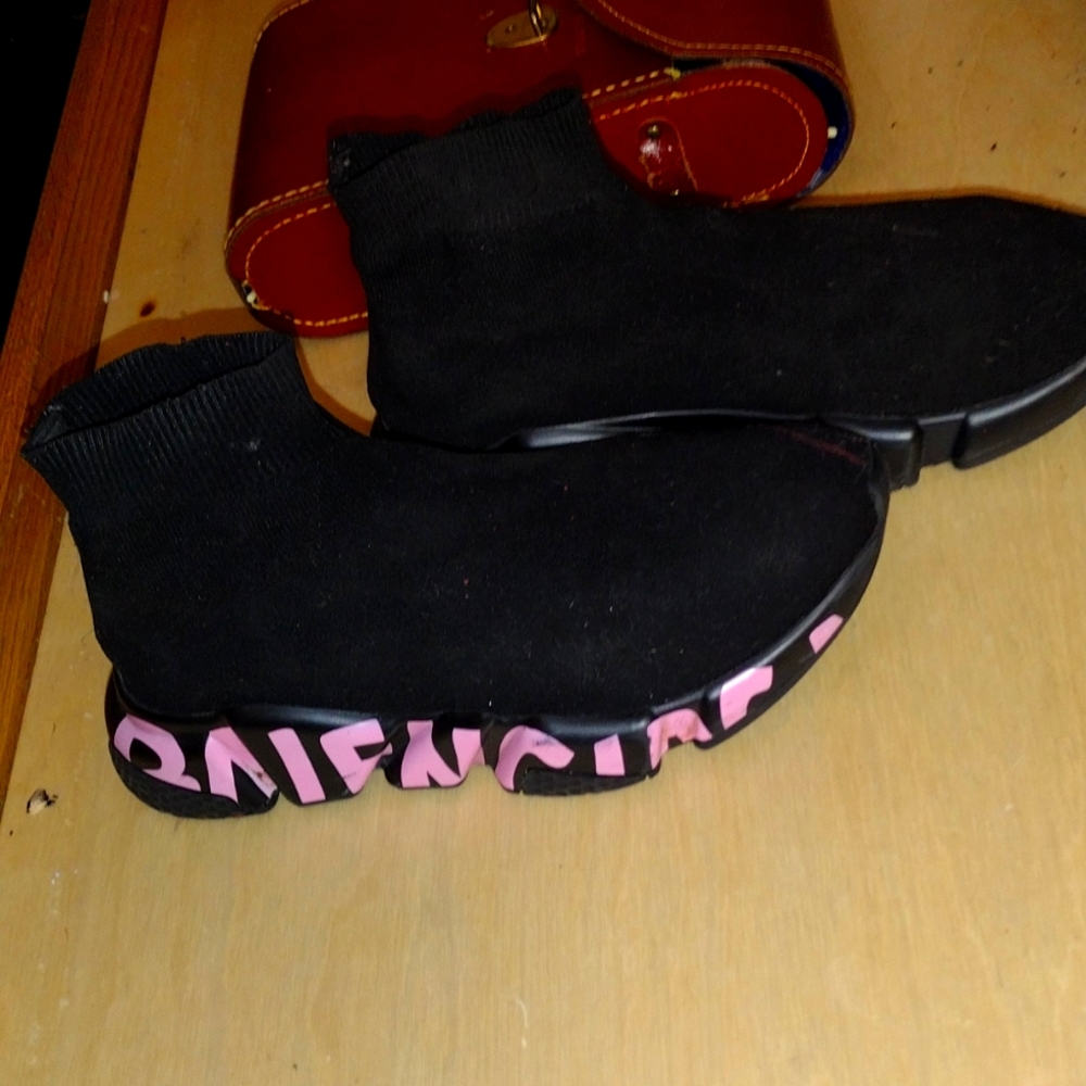 Balenciaga black shoes size 7